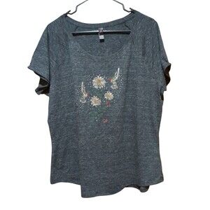 District Made Jeweled Hummimg Bird. Women's Size XXL